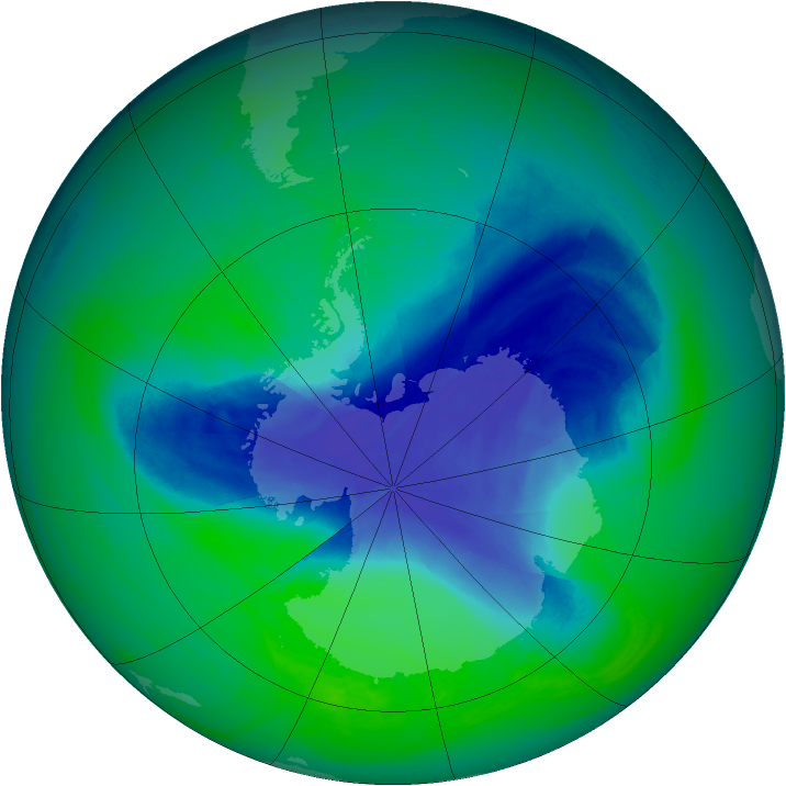 Ozone Map 2004-11-14